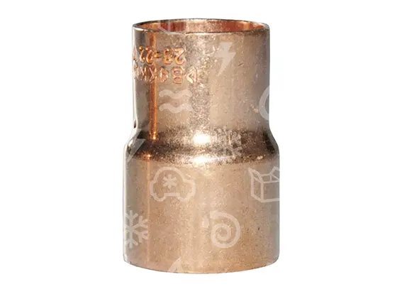 hrdlo měděné redukované  a/i  28 - 22 mm